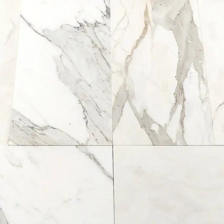 12x24 Calacatta Gold Italian Marble Tile - Hey Tiles