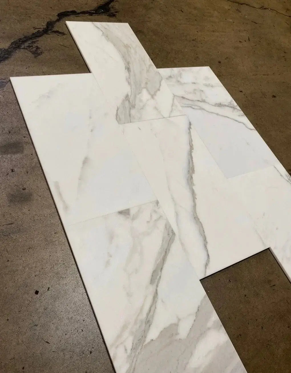 18x36 Calacatta Gold Marble Tile, Italian, A Grade Polished / Honed - Hey Tiles