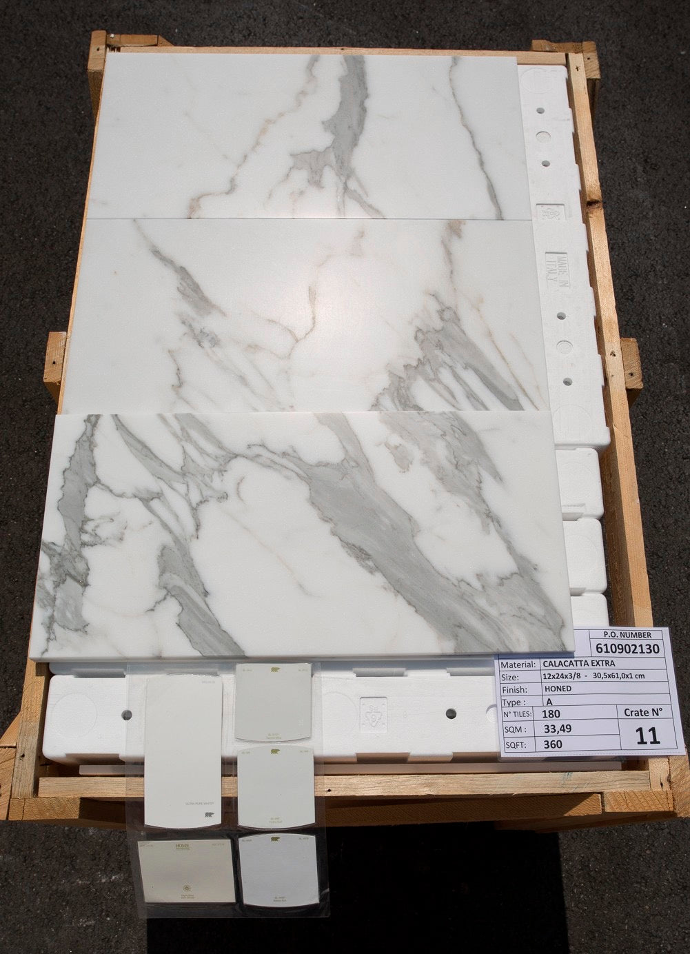 12x24 Calacatta Gold Italiano Marble Tile