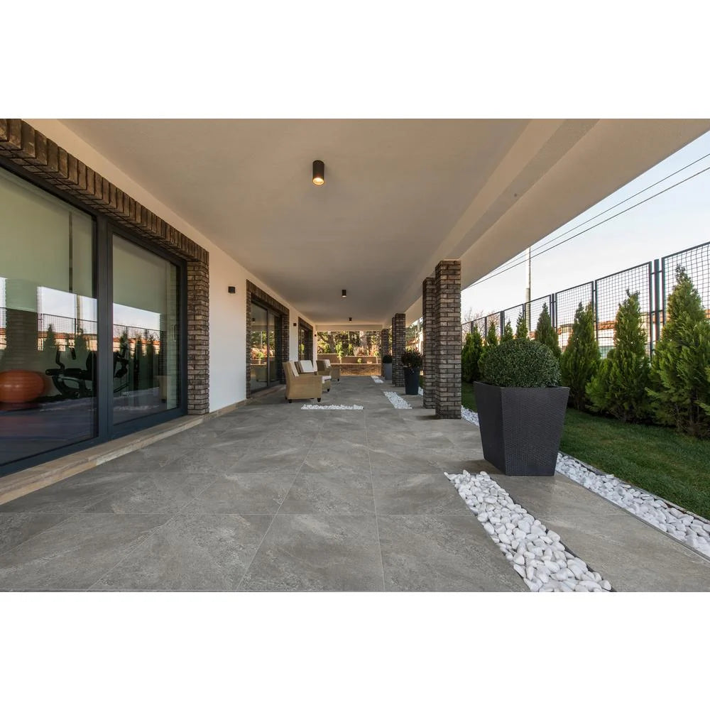 MSI Arterra Quarzo Gray 24" x 24" x 2 cm Porcelain Paver