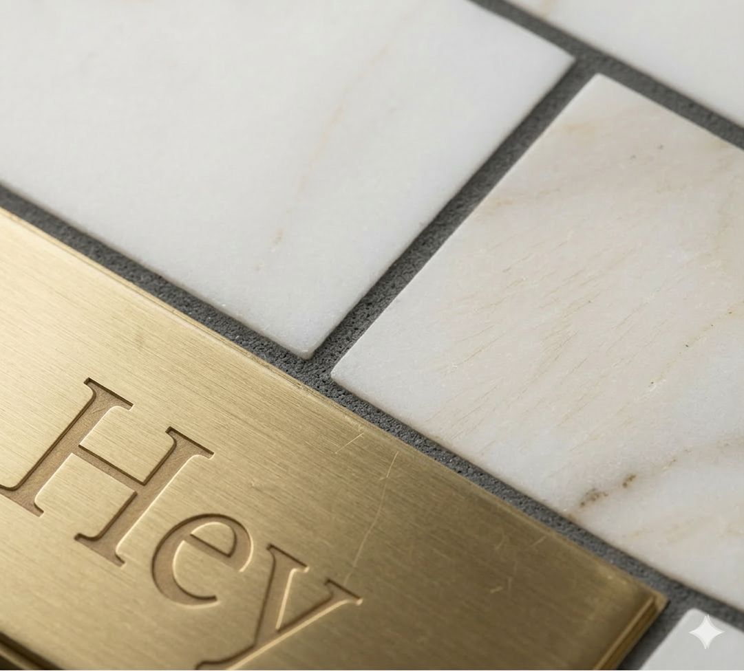 6X12 Calacatta Gold Subway Premium Italian Marble Tile