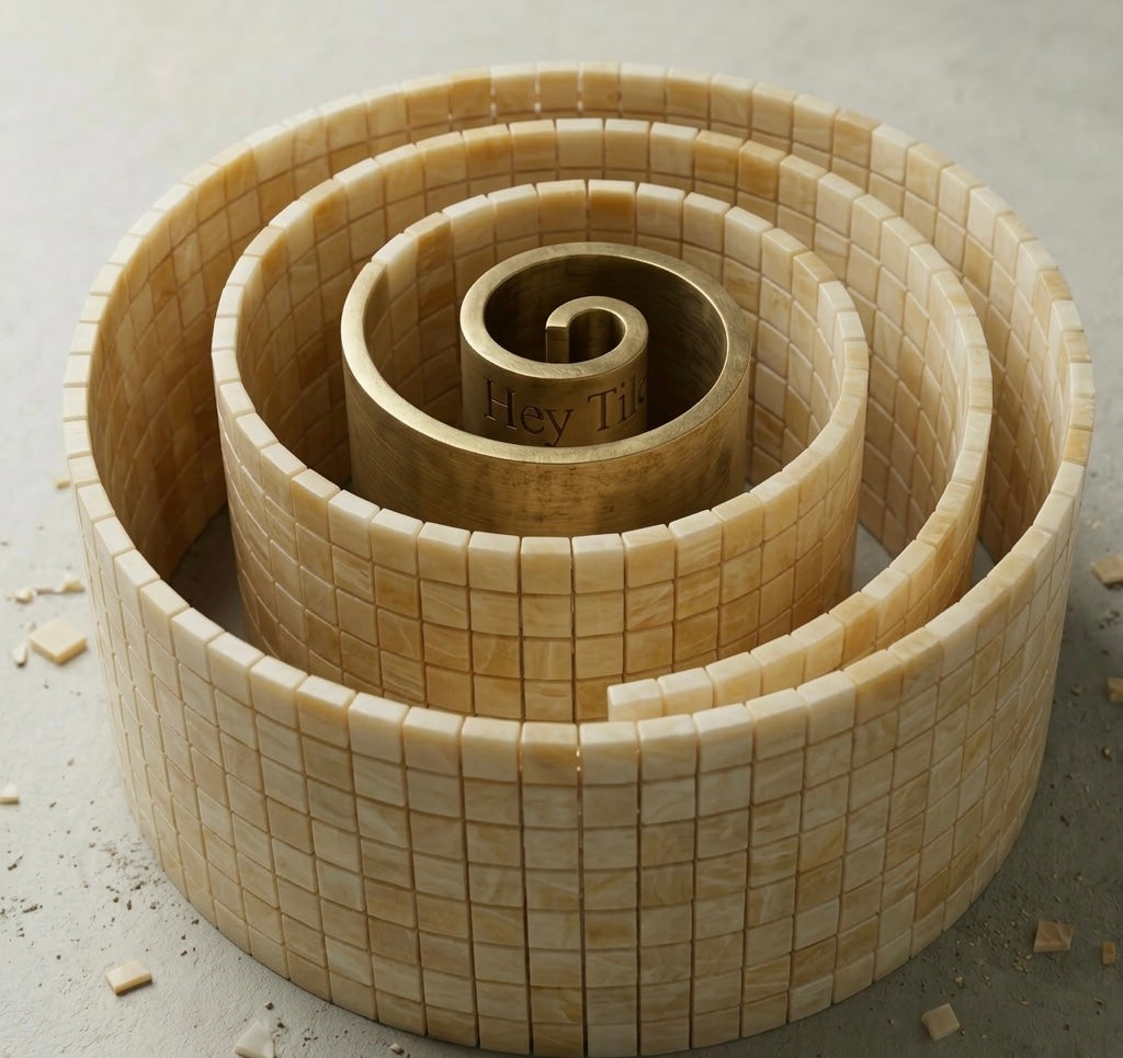 Honey Onyx Mosaic 5/8x5/8 3/8 Polished
