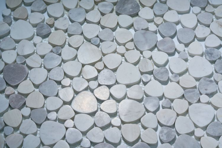 Aphrodite Coastal Honed 12 x 12 Pebble Mosaic