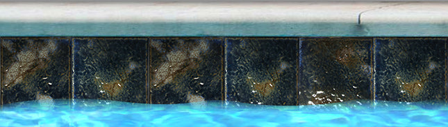 Eros Fall 6" x 6" Porcelain Pool Tile by Fujiwa