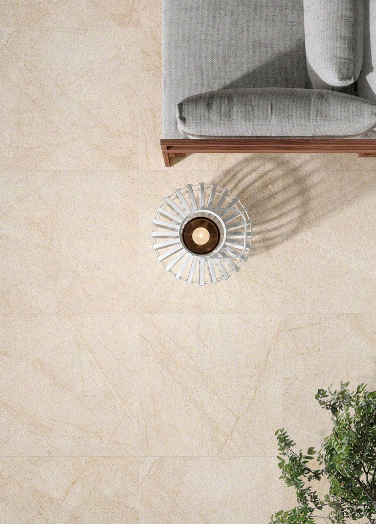Alabaster Livingstyle Cream 24" x 24" Matte Porcelain Paver