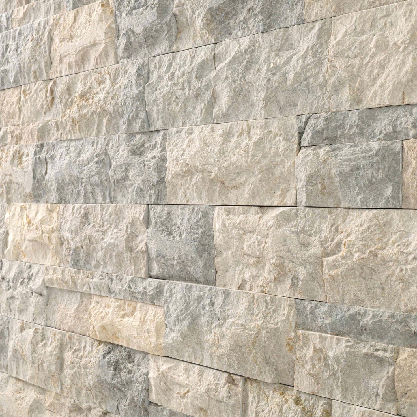 Ocean Blue 9" x 12" x 6" Splitface Quartzite Ledger Corner Panel by MSI