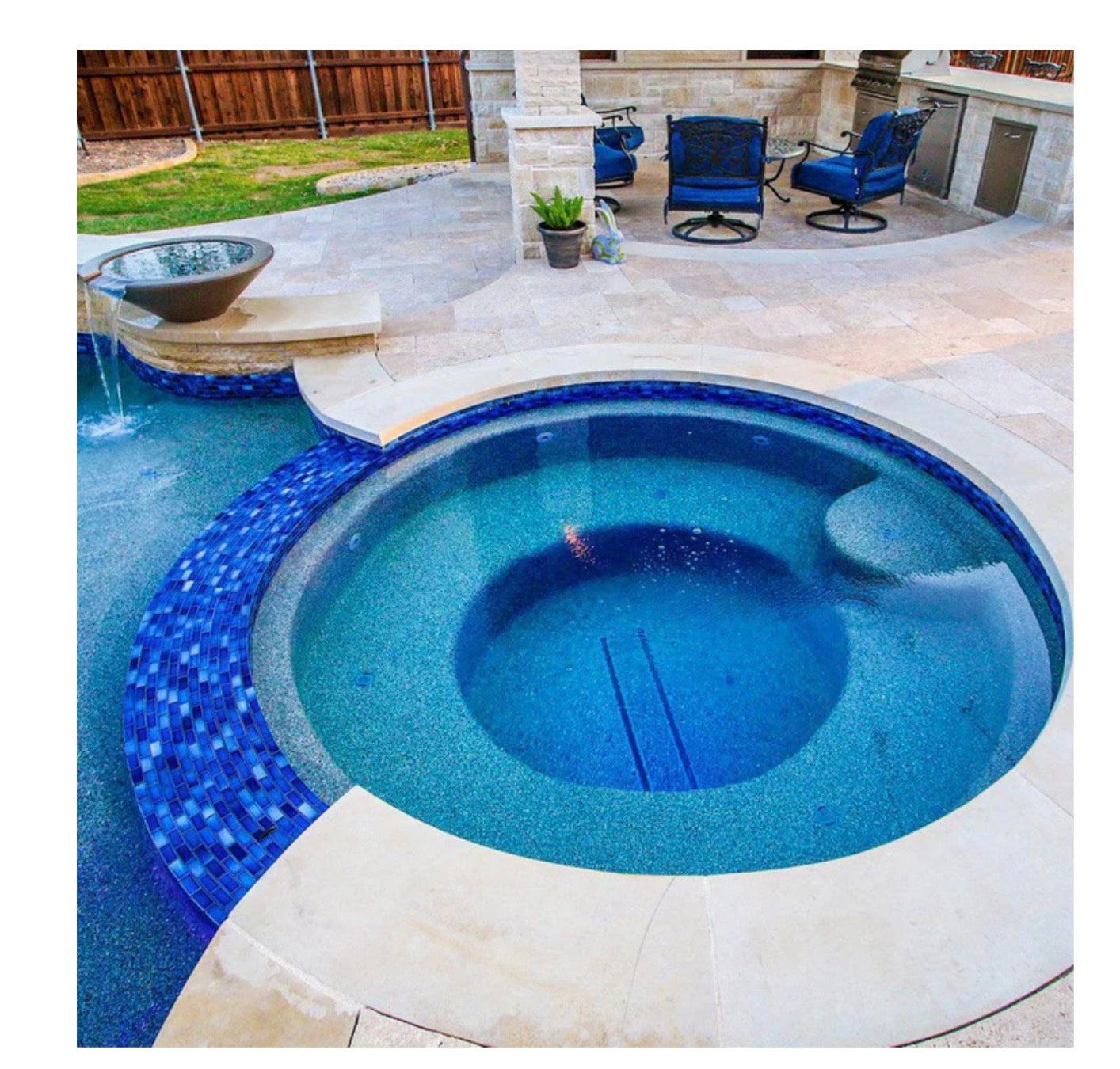 Fujiwa Glasstel Series Indigo 7/8" x 1-7/8" Porcelain Brick Mosaic Tile