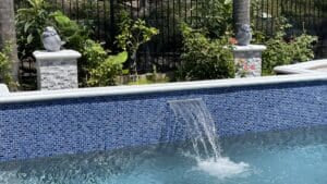 Fujiwa Glasstel Series Marble Blue 7/8" x 1-7/8" Porcelain Brick Mosaic Tile