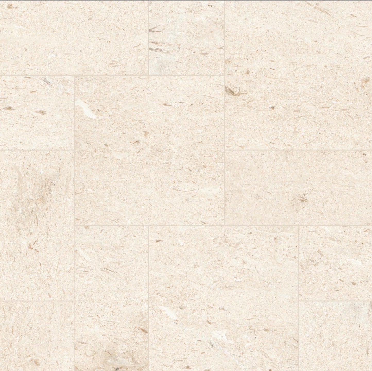 Mayra White 6" x 12" x 3cm Tumbled Limestone Paver