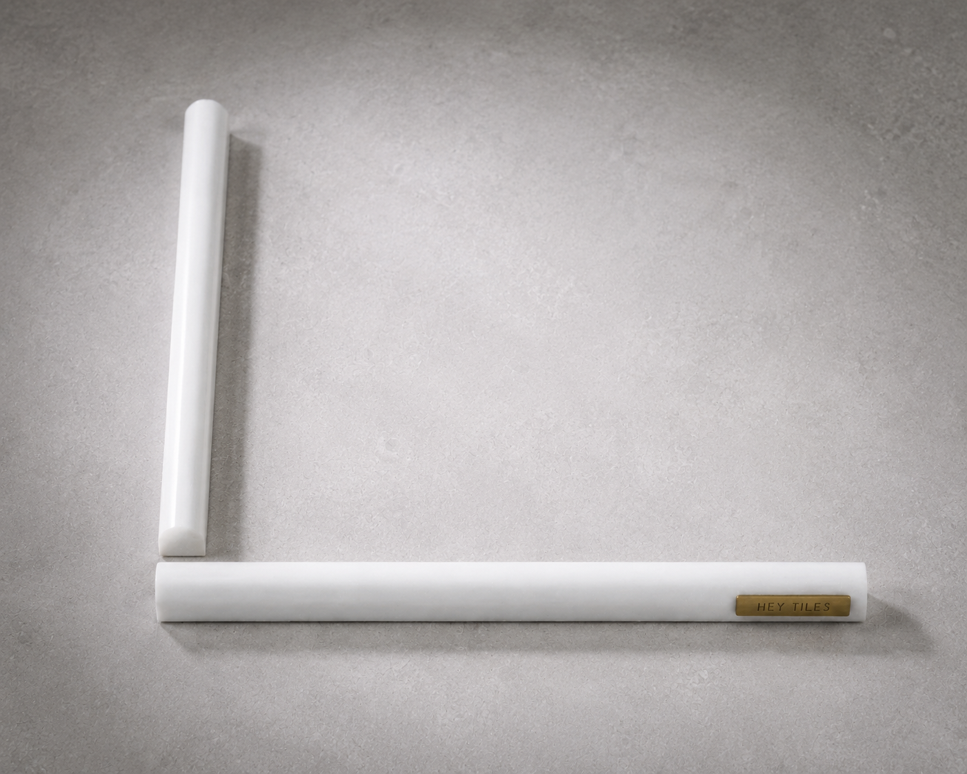 Thassos White Marble 3/4 X 12 Bullnose Liner