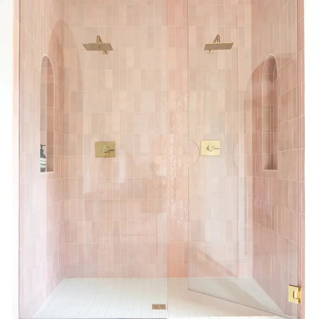 Cloé 2.5" x 8" Glossy Ceramic Tile in Pink