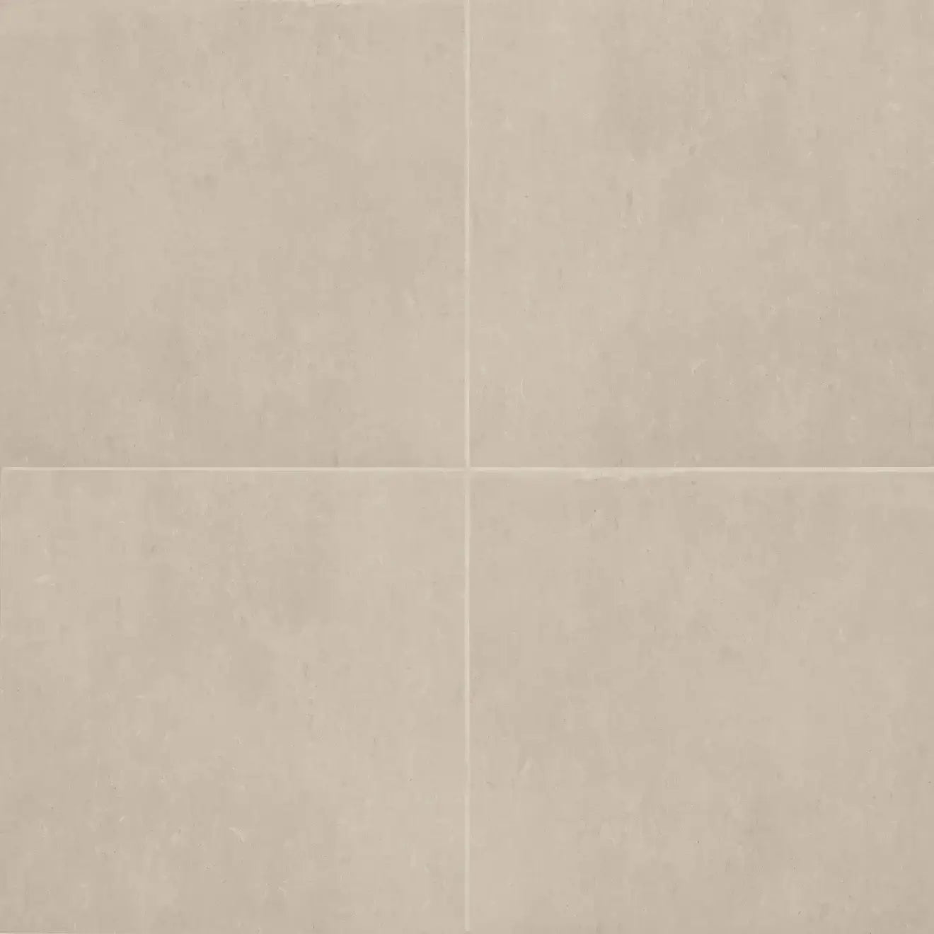 Thaddeus 32x32 matte porcelain tile in almond color, featuring a smooth, warm surface for modern interiors.