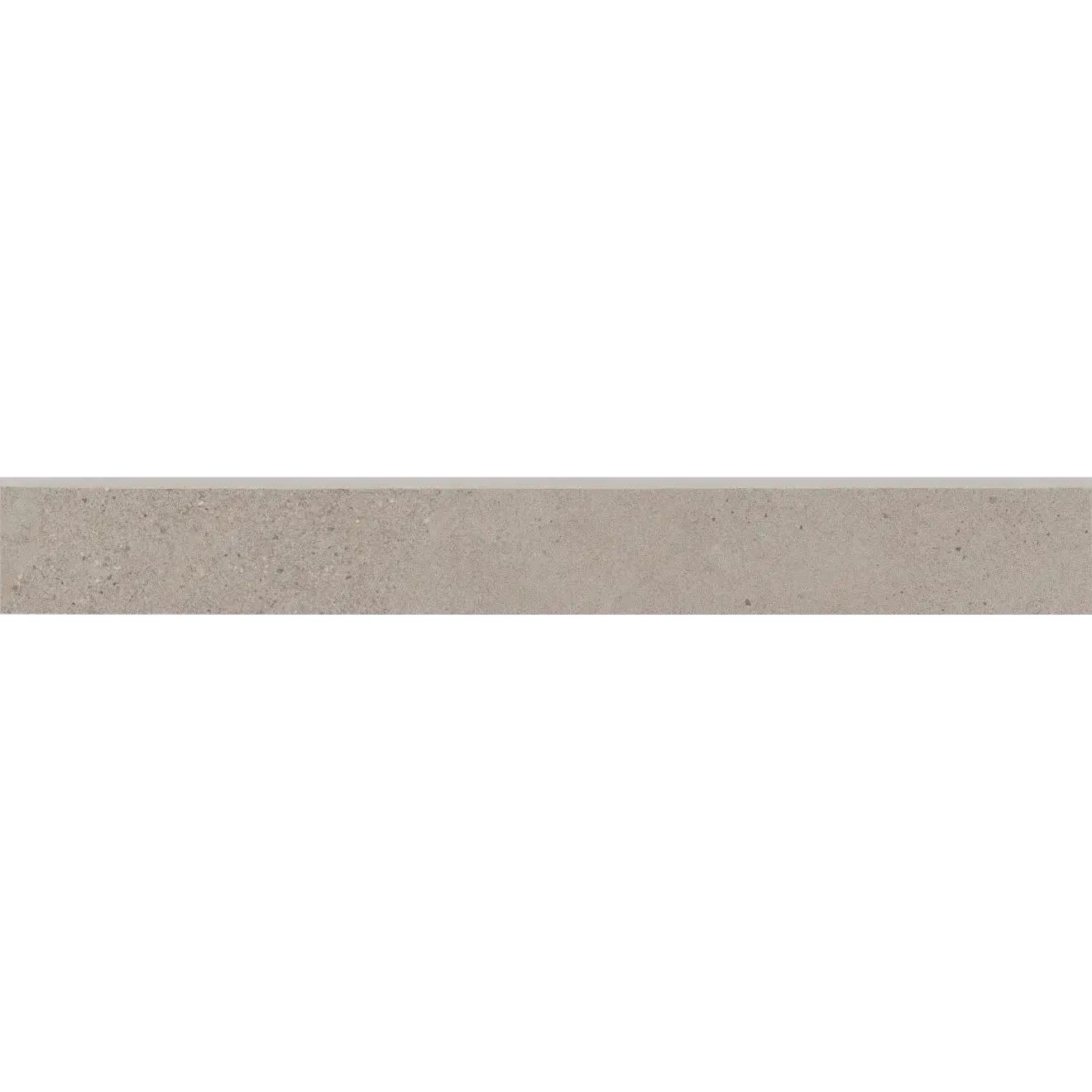 Thaddeus 3" x 24" matte porcelain bullnose trim in taupe, perfect for tile installation with a sophisticated finish.