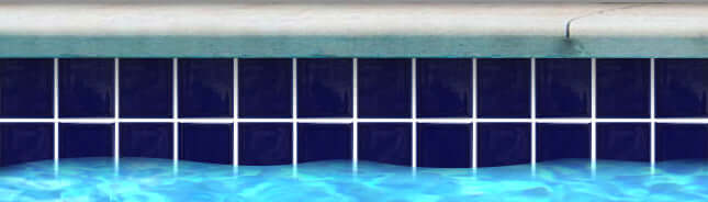 Fujiwa Tile VIP 3x3 Series, Cobalt Blue Pool Rated Mosaic