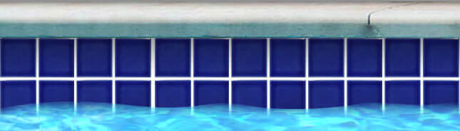 Fujiwa Tile VIP 3x3 Series, Electric Blue Pool Rated Mosaic