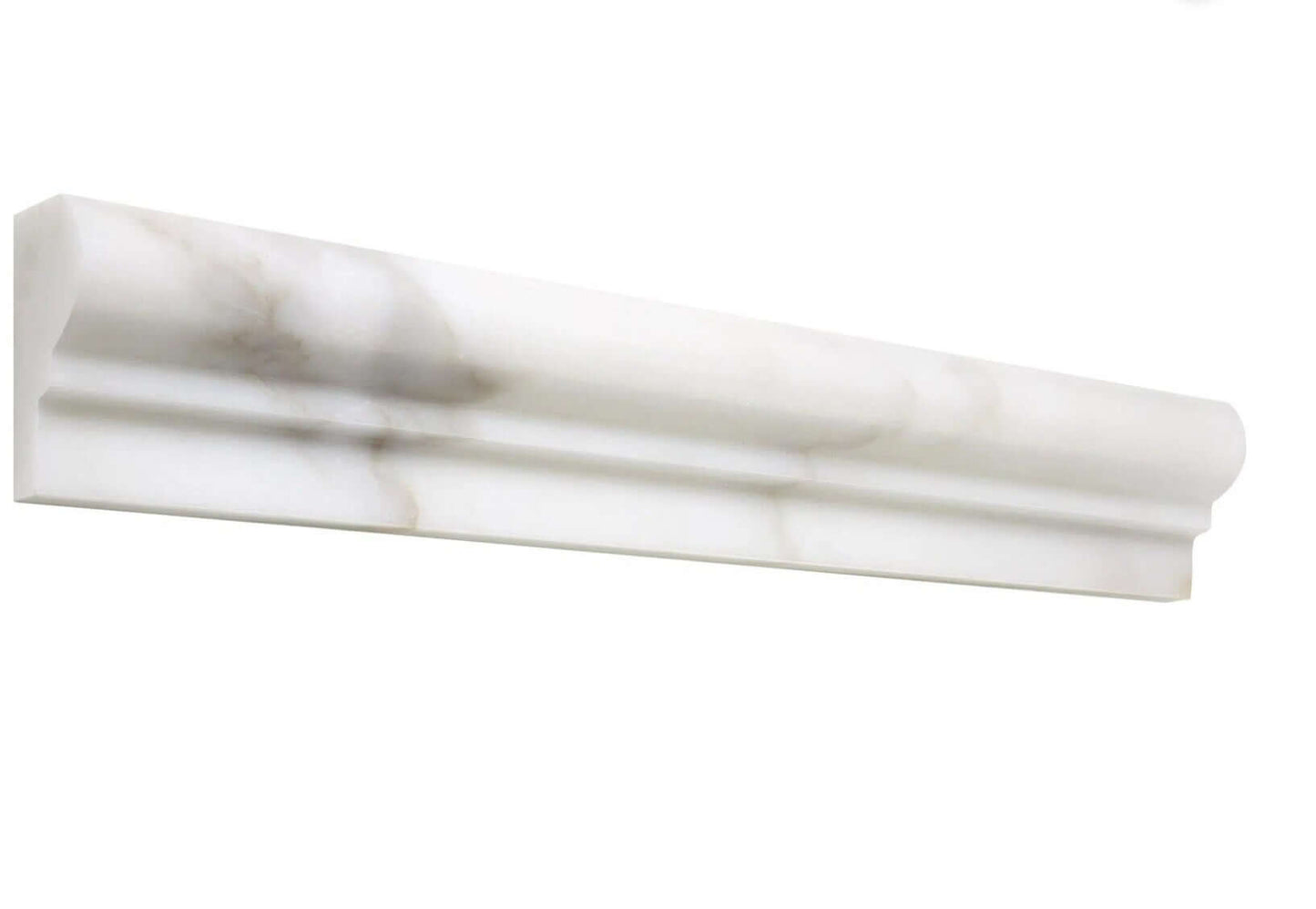 2x12 Tuscan Calacatta Gold Marble  Og-1 Chair Rail Molding Trim Polished / Honed
