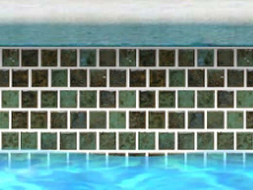 Fujiwa Tile Joya Series 1x1 Verde, Pool Rated Tiles