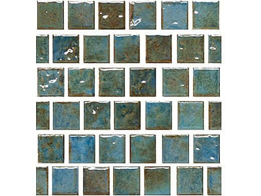 Fujiwa Tile Joya Series 1x1 Albi Blue, Pool Rated Tiles