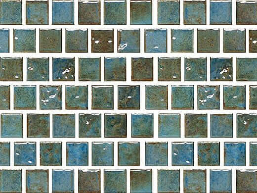 Fujiwa Tile Joya Series 1x1 Albi Blue, Pool Rated Tiles