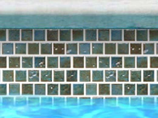 Fujiwa Tile Joya Series 1x1 Albi Blue, Pool Rated Tiles