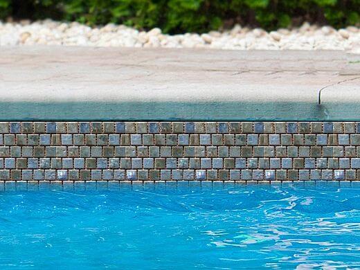 Fujiwa Tile Joya Series 1x1 Albi Blue, Pool Rated Tiles