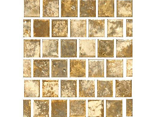 Fujiwa Tile Joya Series 1x1 Gold , Pool Rated Tiles