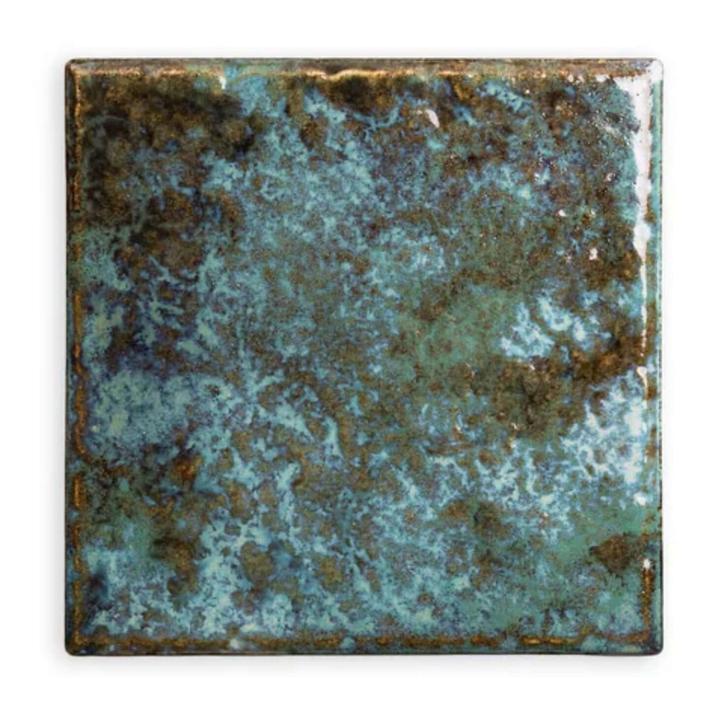 Fujiwa Joya Verde 6X6 Semi Gloss Porcelain Pool Rated Tiles