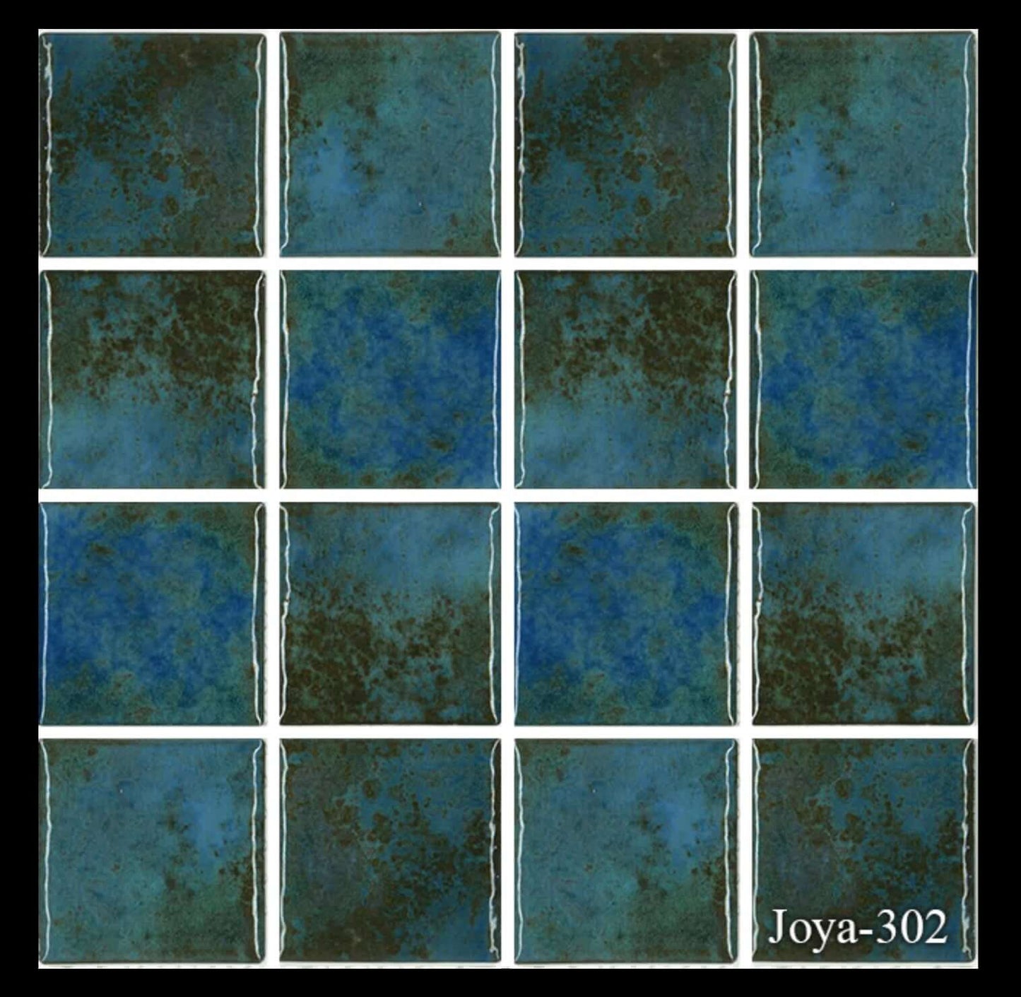 Fujiwa 3x3 Joya Albi Semi Glossy Porcelain Pool Rated Tiles