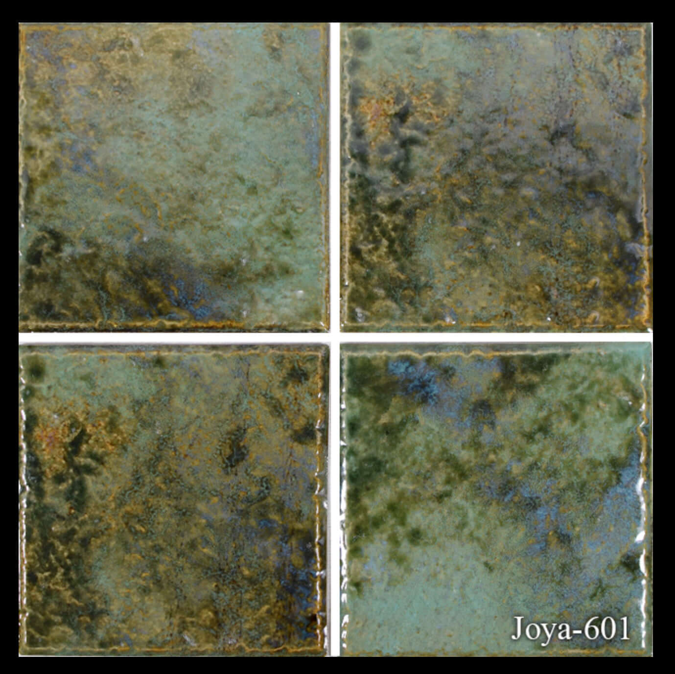 Fujiwa Joya Verde 6X6 Semi Gloss Porcelain Pool Rated Tiles