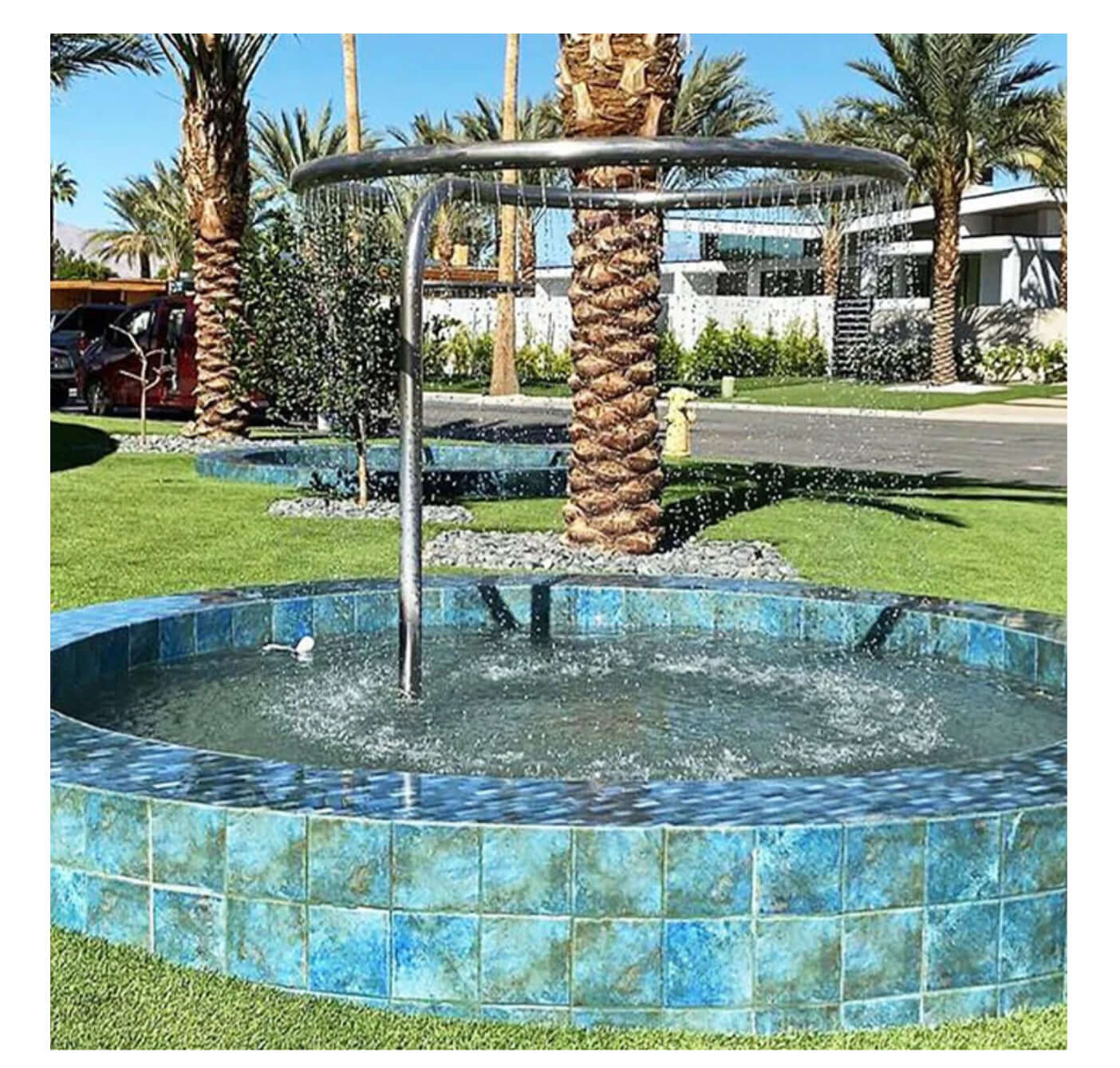 Fujiwa Joya Albi 6X6 Semi Gloss Porcelain Pool Rated Tiles