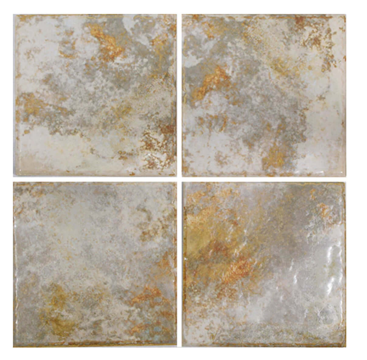 Fujiwa Joya Gold 6X6 Semi Gloss Porcelain Pool Rated Tiles
