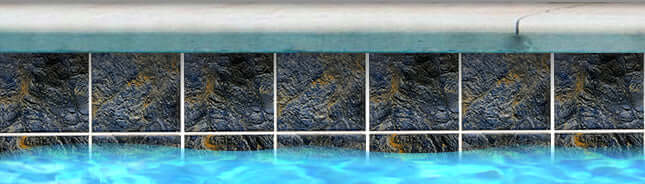 Fujiwa Java Series Santa Barbara Blue 6x6 Porcelain Pool Rated Tile