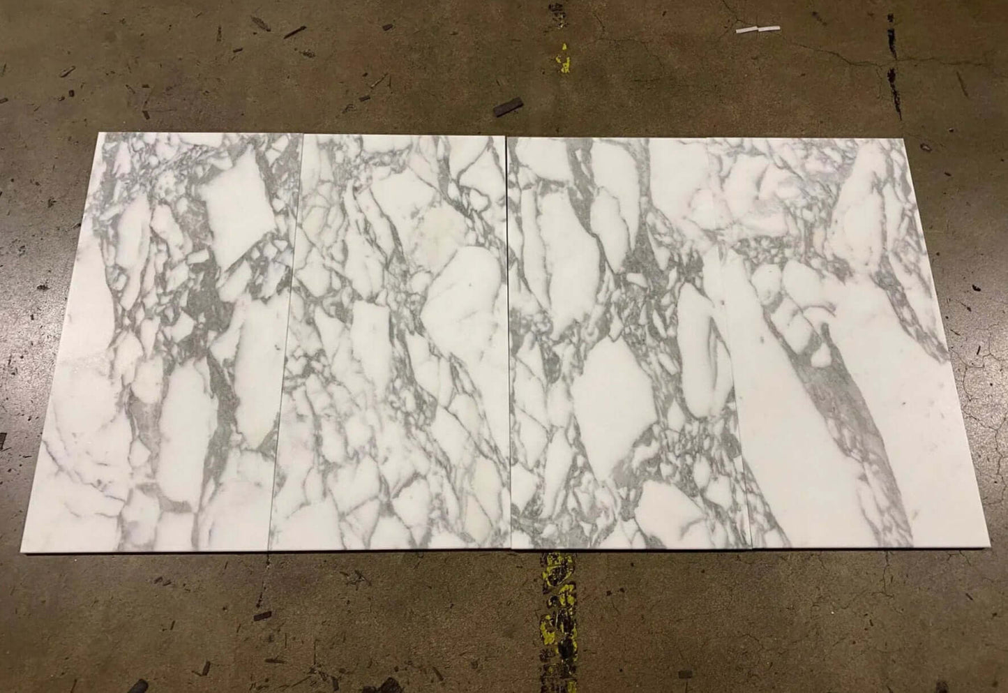 12x24 x 3/8  Arabescato Corchia Italian Marble Tile