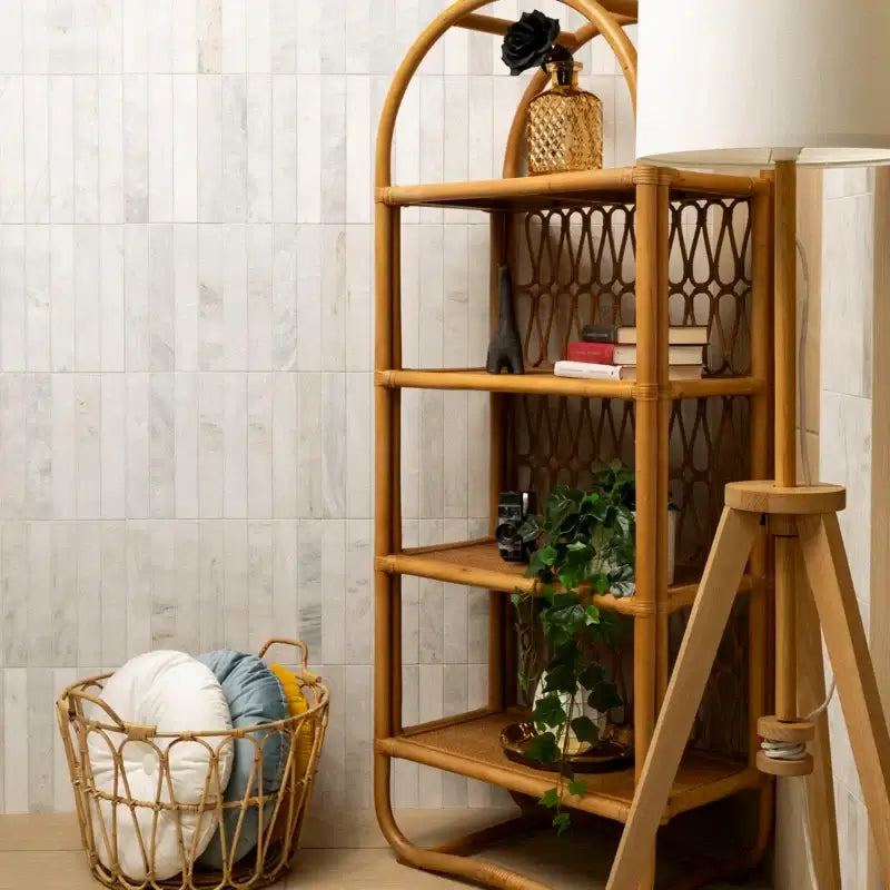 Arabescato Venato White 2X12 Stack Pattern Honed