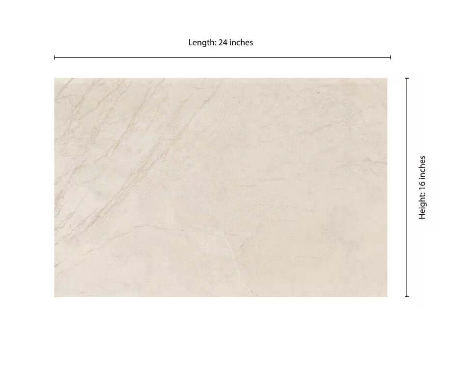 Aegean Pearl 16x24 inch marble coping, warm beige with natural stone texture, ideal for outdoor pool design.
