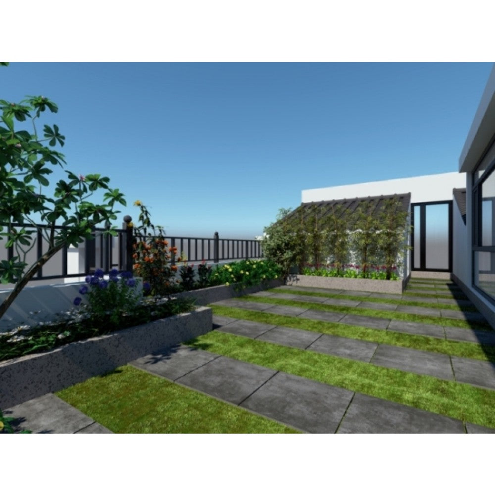 Arterra Beton Antracite 24x24 Matte Porcelain Paver