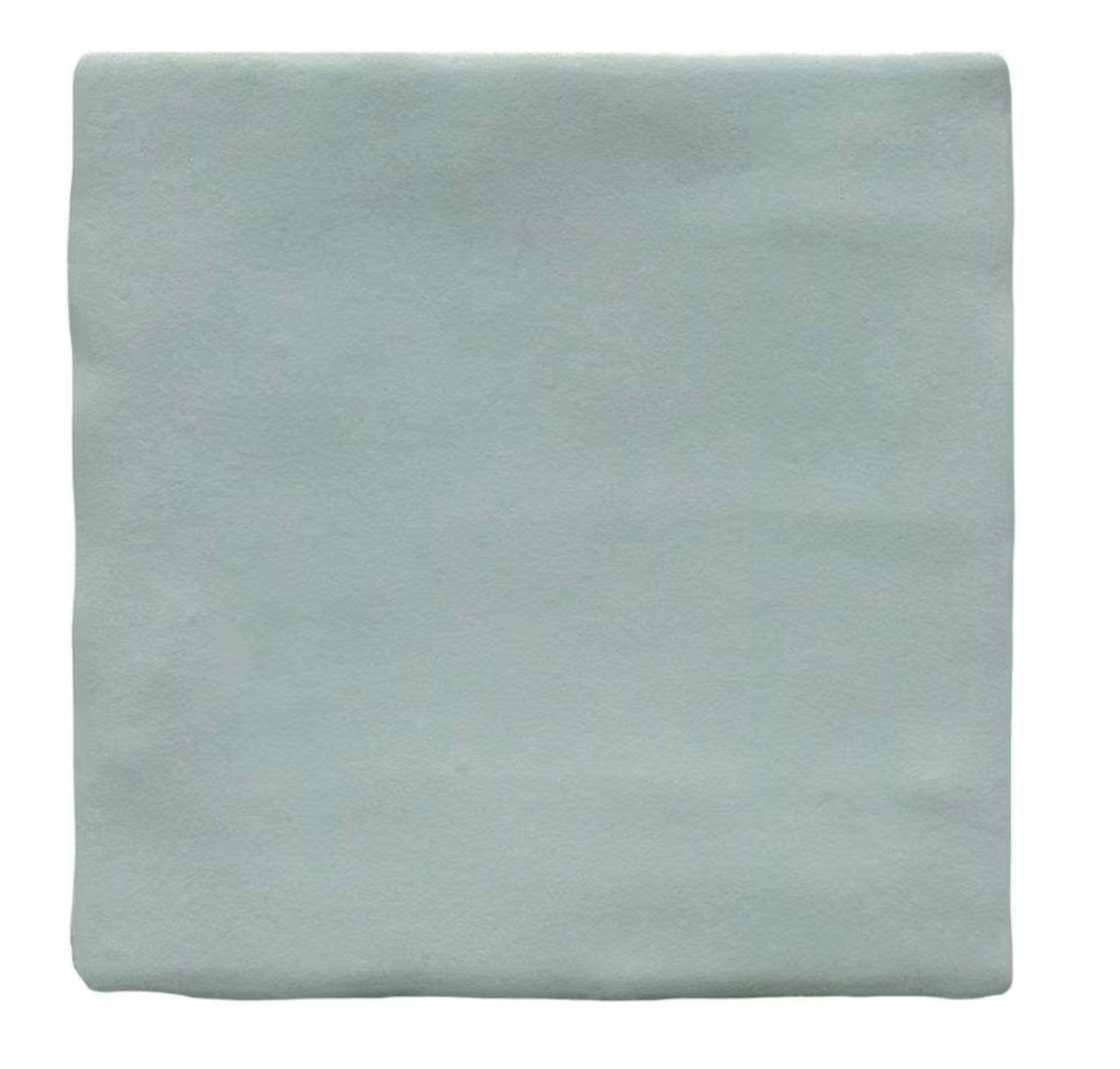Zelyge Sky Zest 4” x 4” Satin Ceramic Zellige Look Wall Tile