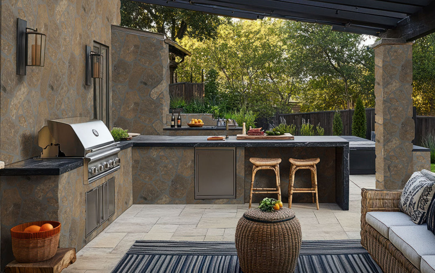 Bedford FieldStone Stacked Veneer Stone - 100 Sqft