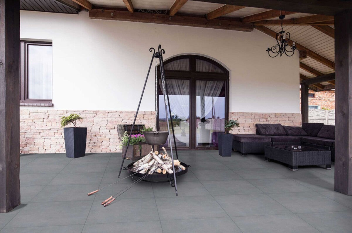 24×24 True Bluestone Arterra® Porcelain Pavers, 2 CM