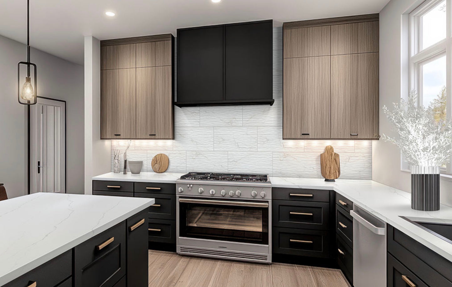 Dymo Calacatta Stripe White 12X24