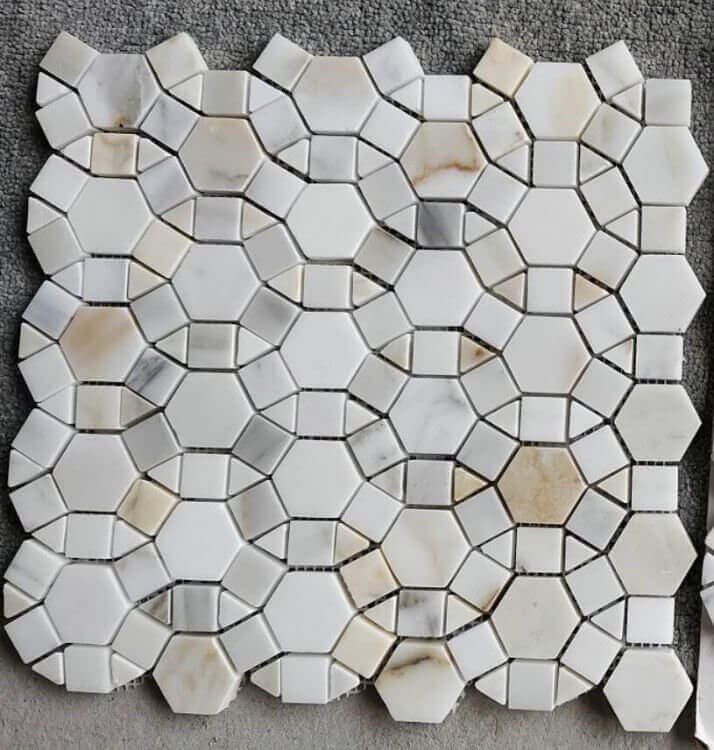 Aether Calacatta 11.5 x 12 - Hey Tiles
