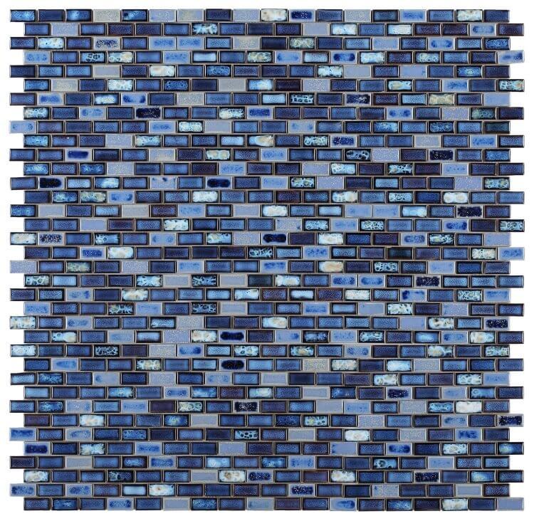 Brick Royal Blue 11.75 x 11.75 - Hey Tiles