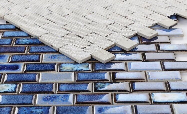 Brick Royal Blue 11.75 x 11.75 - Hey Tiles