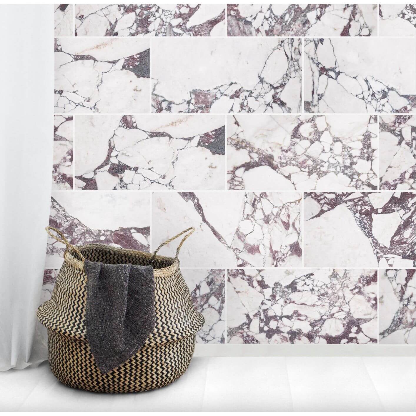 Calacatta Viola Purple Marble Tile 12x24 - Hey Tiles