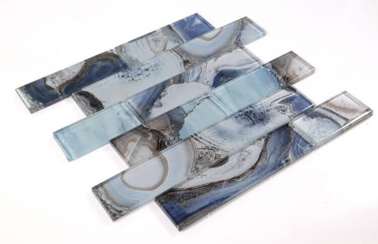 Casale Shell Blue 11.75 x 11.75 - Hey Tiles