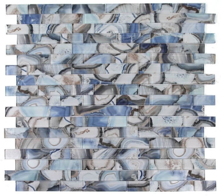 Casale Shell Blue 11.75 x 11.75 - Hey Tiles