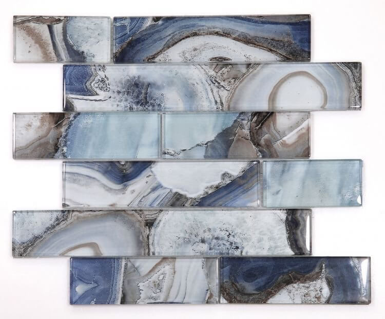 Casale Shell Blue 11.75 x 11.75 - Hey Tiles