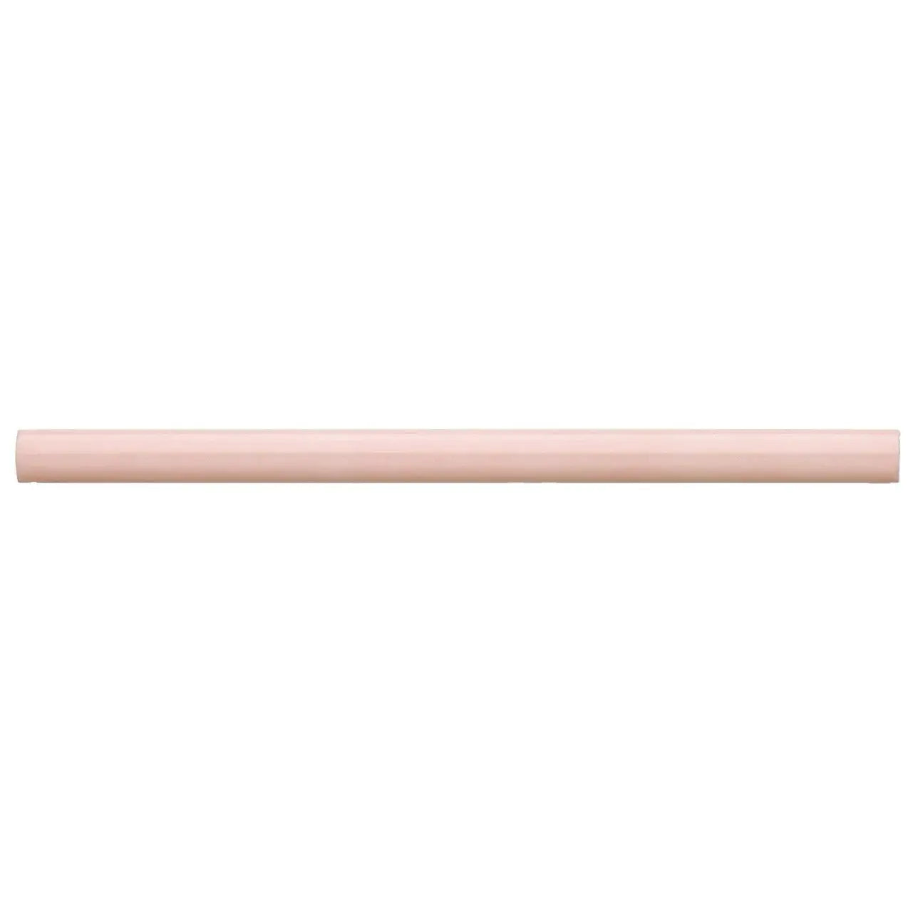 Cloe 0.5" x 8" Ceramic Jolly Miter Edge in Pink - Hey Tiles