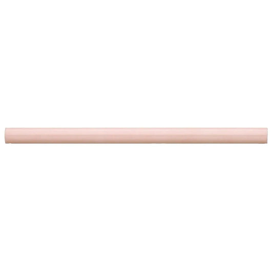 Cloe 0.5" x 8" Ceramic Jolly Miter Edge in Pink - Hey Tiles