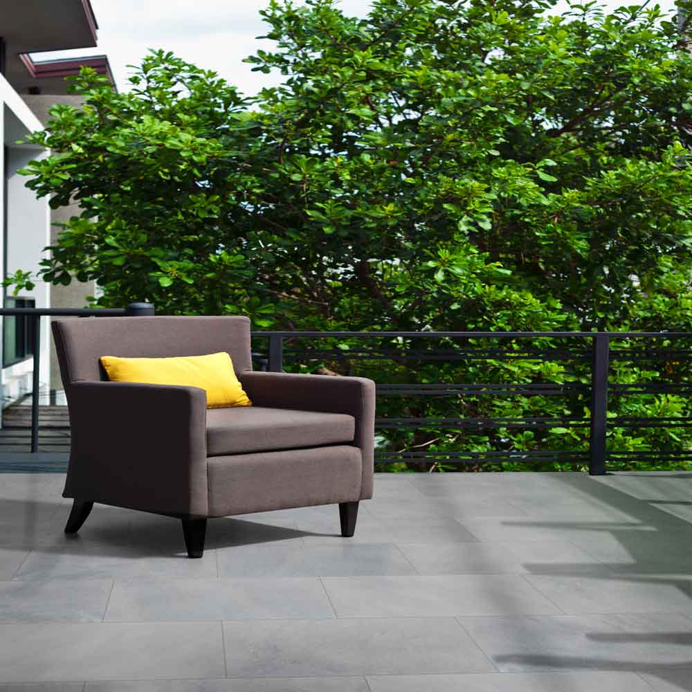 Cosmic Gray 12X24 Sandblast Eased Edges Marble Pool Coping - Hey Tiles